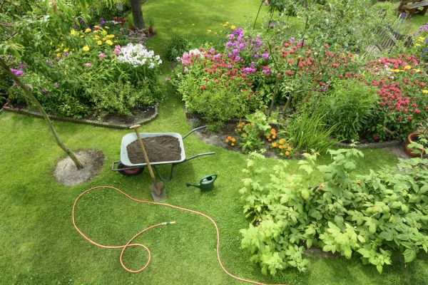 Flower Bed Construction in Canton